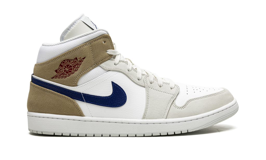 Air Jordan 1 Mid Tan Suede 7