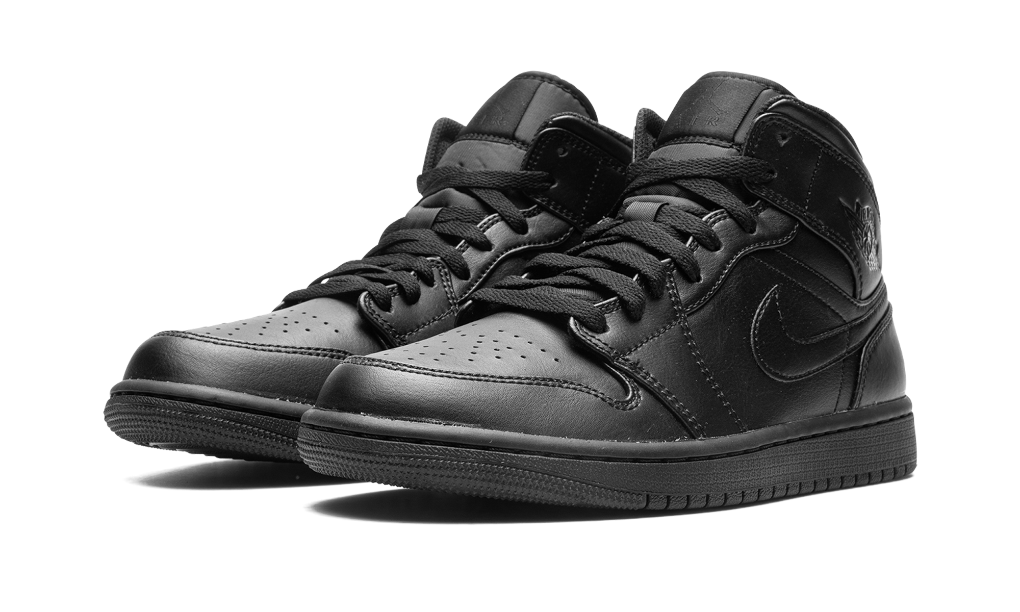 Air Jordan 1 Mid Triple Black (2022) 3