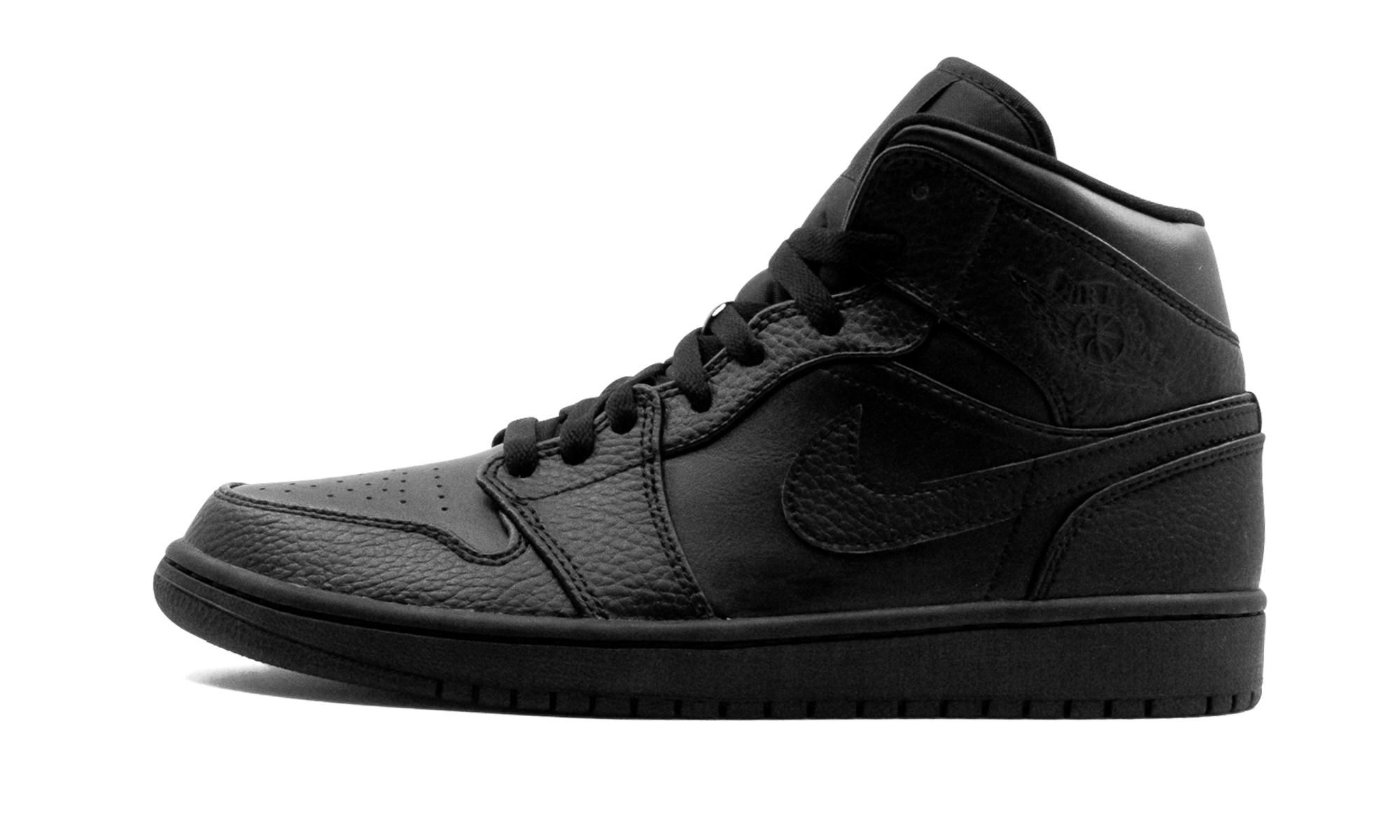 Air Jordan 1 Mid Triple Black 5