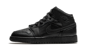 Air Jordan 1 Mid Triple Black (GS) 1
