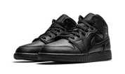 Air Jordan 1 Mid Triple Black (GS) 3