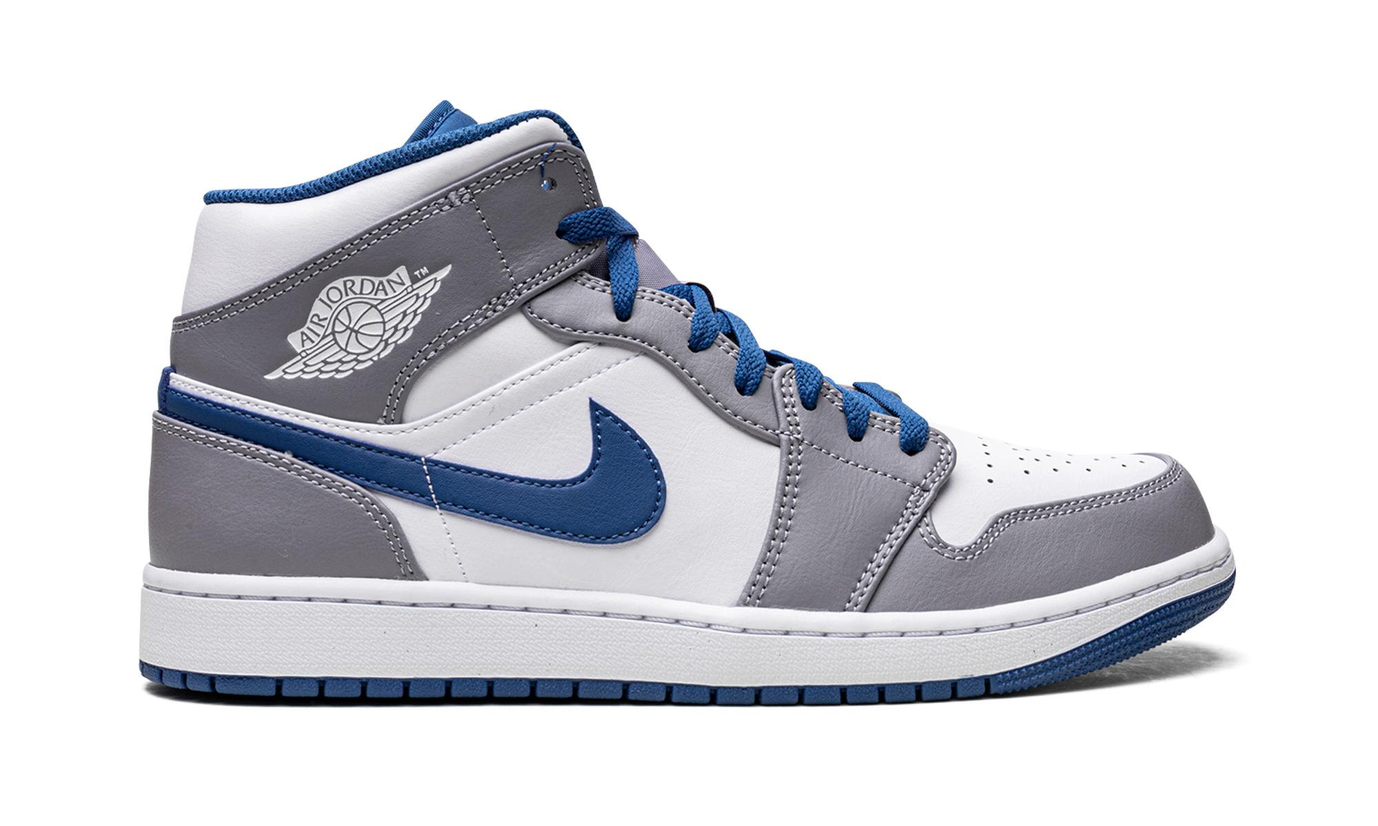 Air Jordan 1 Mid True Blue 7