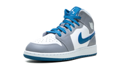 Air Jordan 1 Mid True Blue Cement (GS) 5