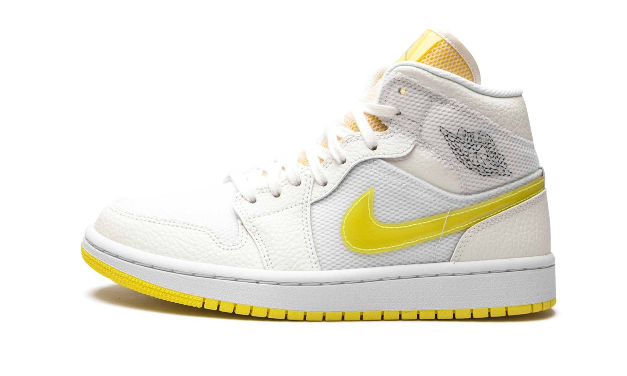 Air Jordan 1 Mid Voltage Yellow 1