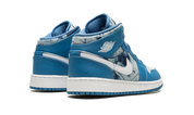 Air Jordan 1 Mid Washed Denim (GS) 4
