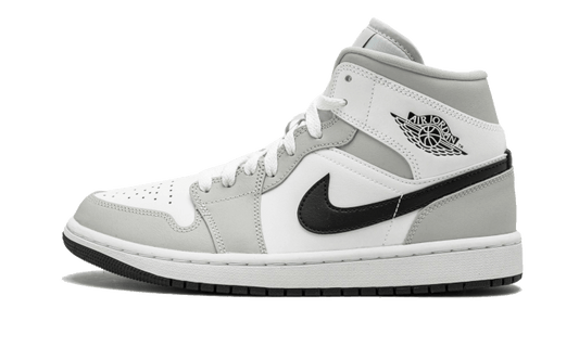 Air Jordan 1 Mid White Light Smoke Grey