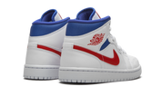 Air Jordan 1 Mid White Red Royal (W) 3