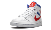 Air Jordan 1 Mid White Red Royal (W) 4