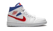 Air Jordan 1 Mid White Red Royal (W) 6