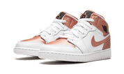Air Jordan 1 Mid White Rose Gold (GS) 3