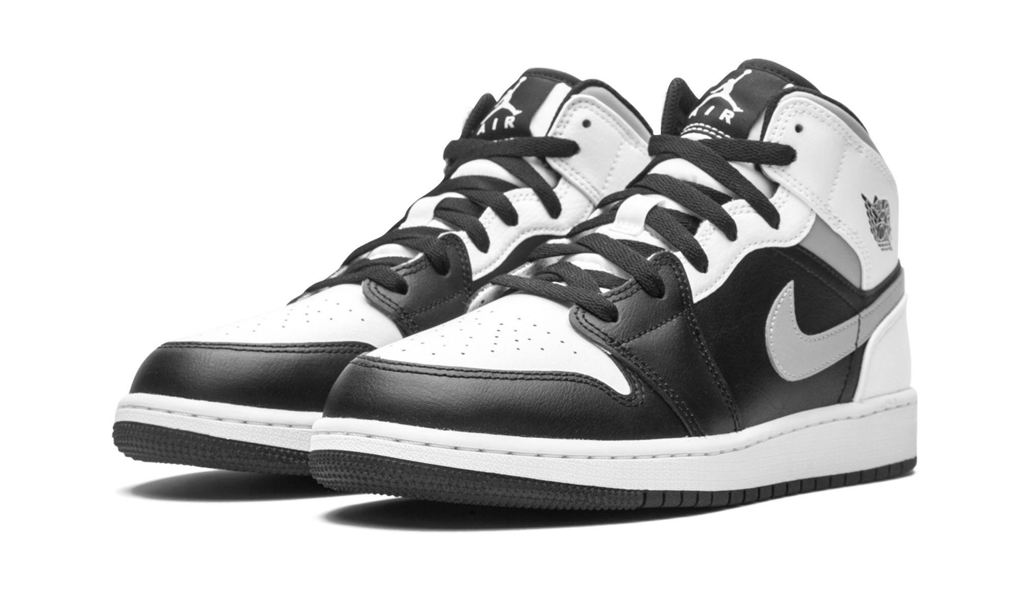Air Jordan 1 Mid White Shadow (GS) 3