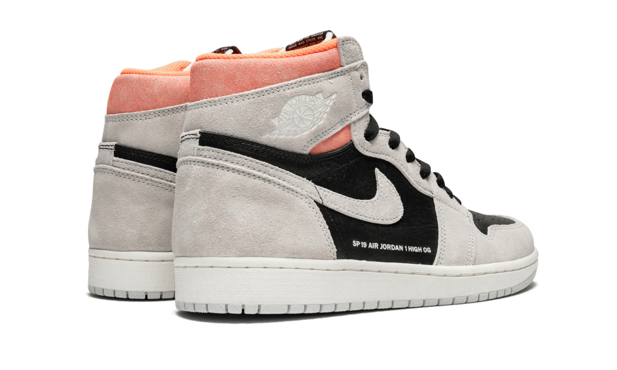 Air Jordan 1 Retro High Neutral Gray Hyper Crimson 4