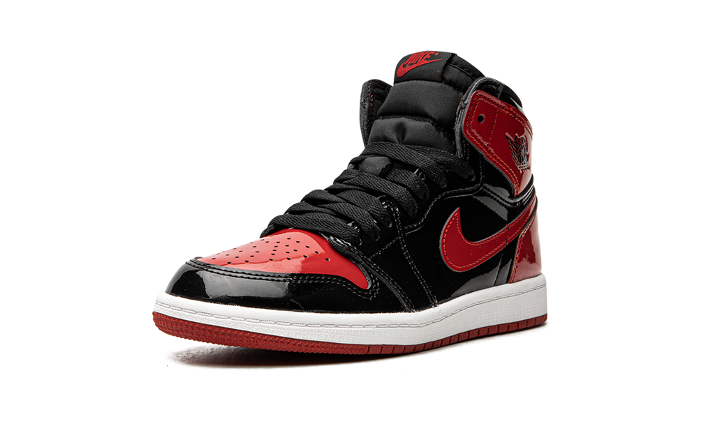 Air Jordan 1 Retro High OG Bred Patent (PS) 5