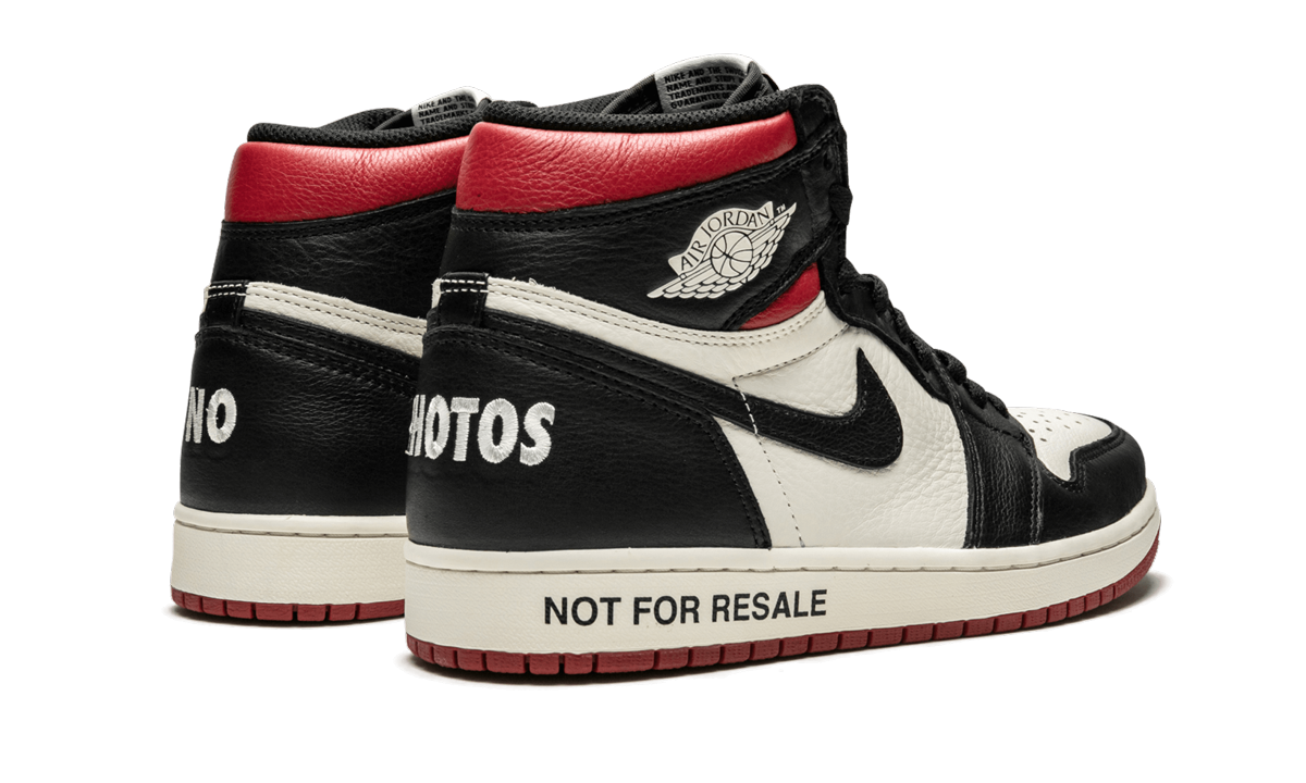 Air Jordan 1 Retro High OG "Not for resale" Red 4