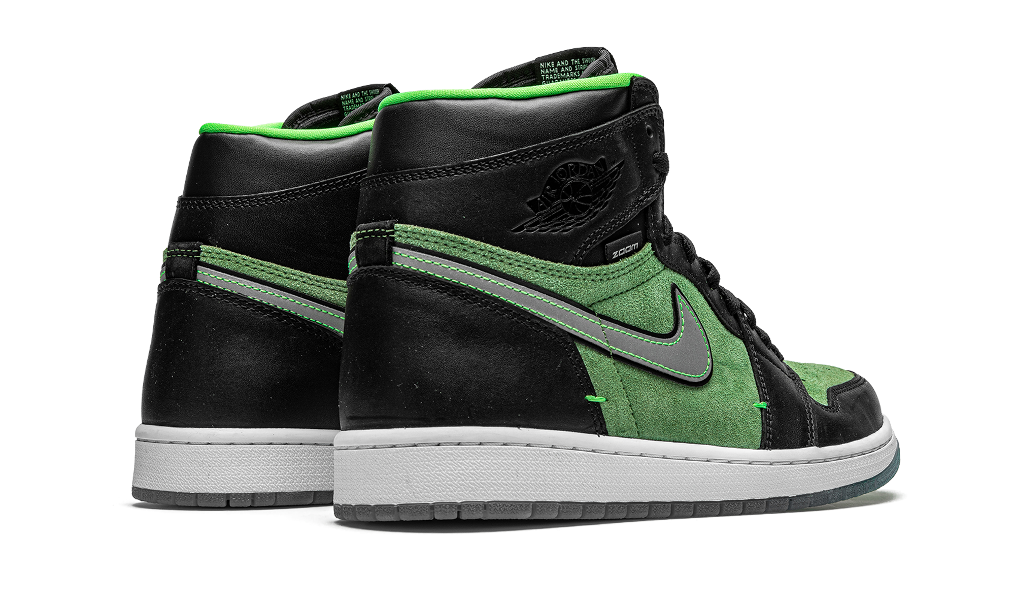 Air Jordan 1 Retro High Zoom Black Green 3