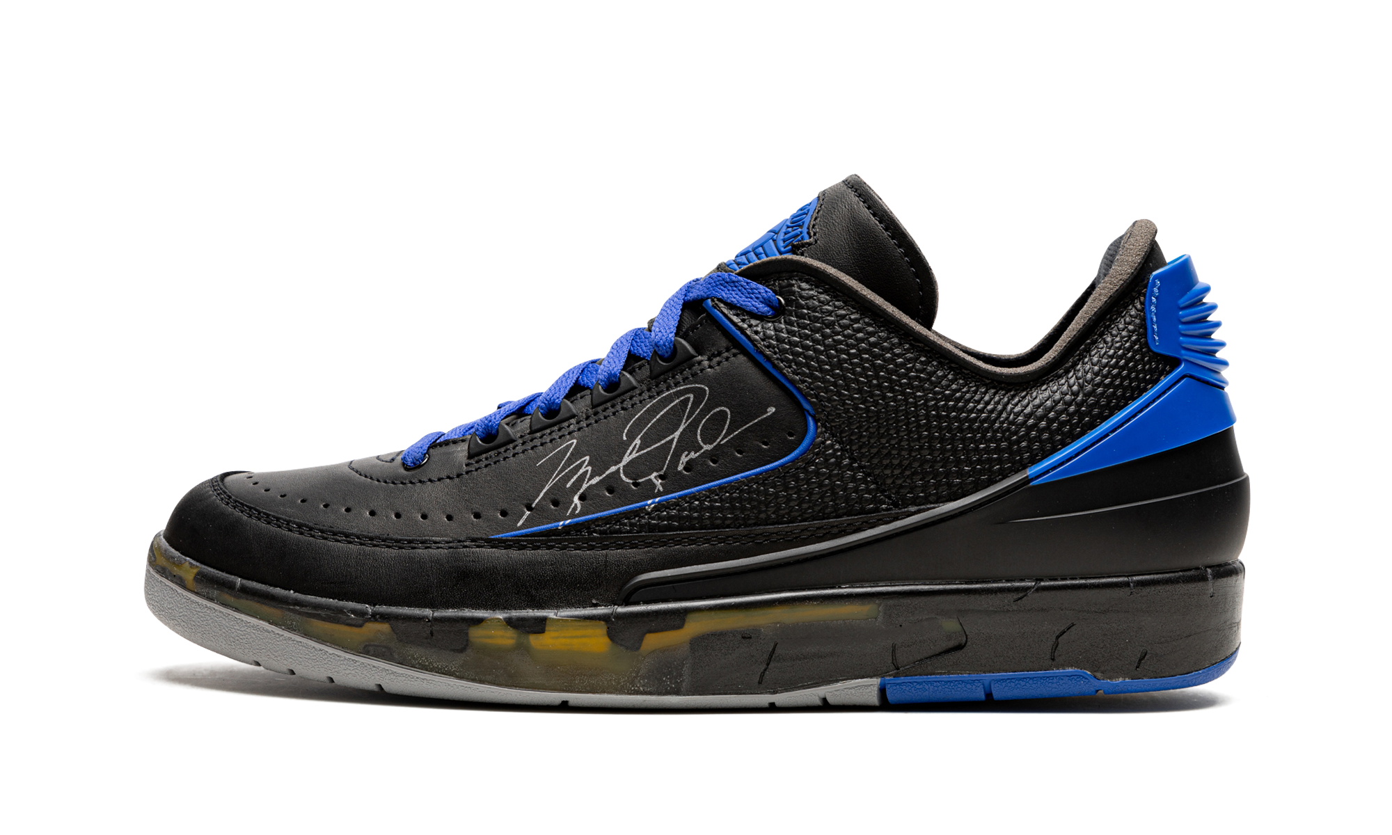 Air Jordan 2 Retro Low SP Off-White Black Blue 1