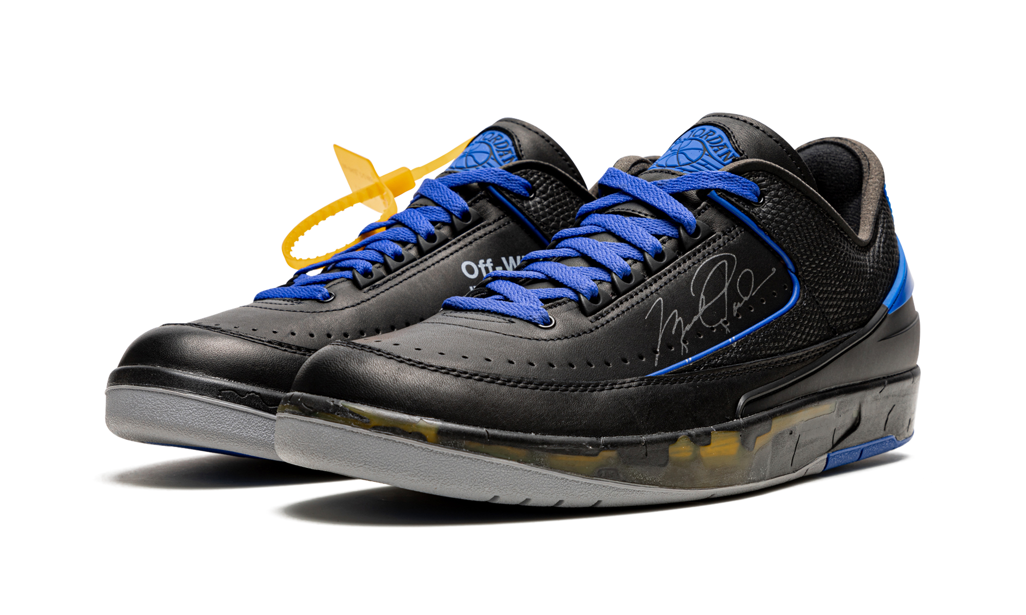 Air Jordan 2 Retro Low SP Off-White Black Blue 2