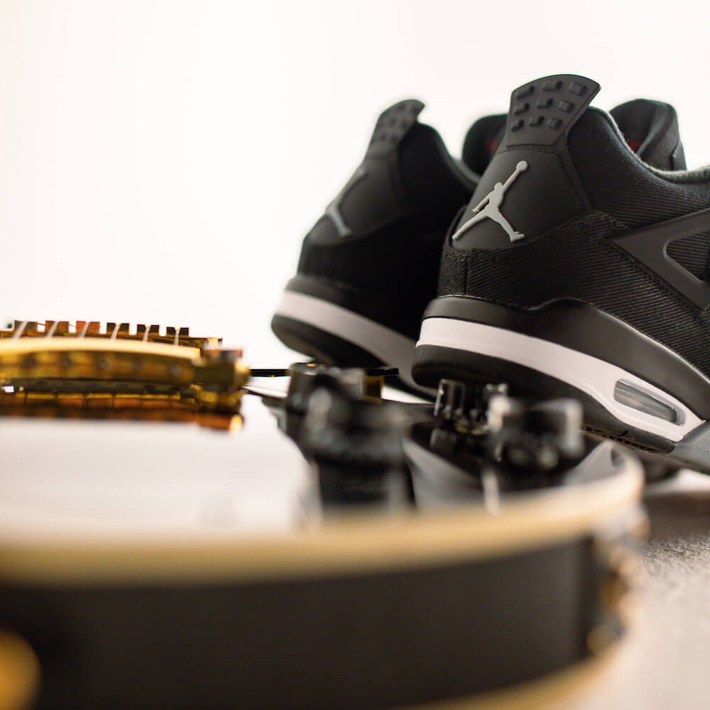 Air Jordan 4 Black Canvas 2