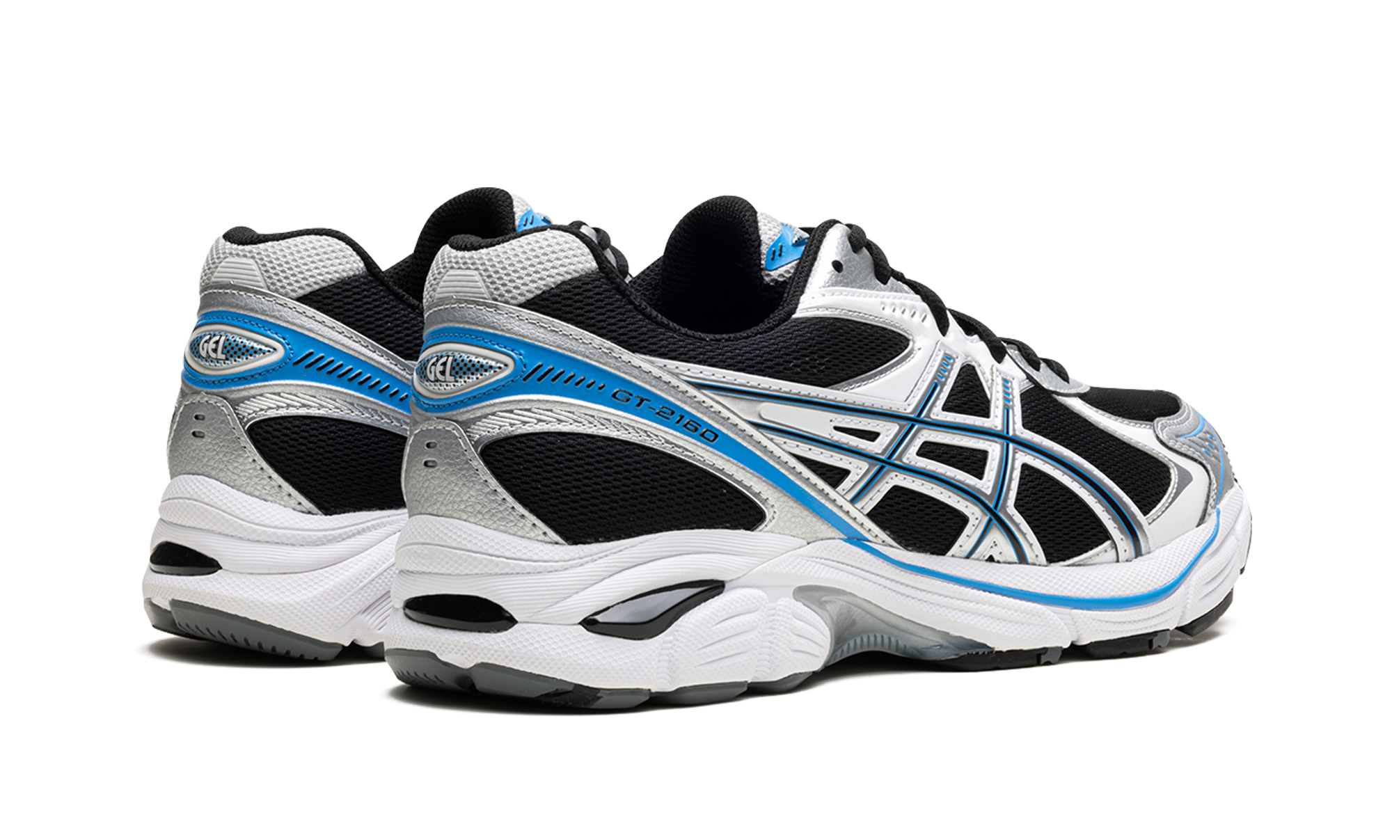 ASICS GT-2160 Black Pure Silver Bright Blue 4