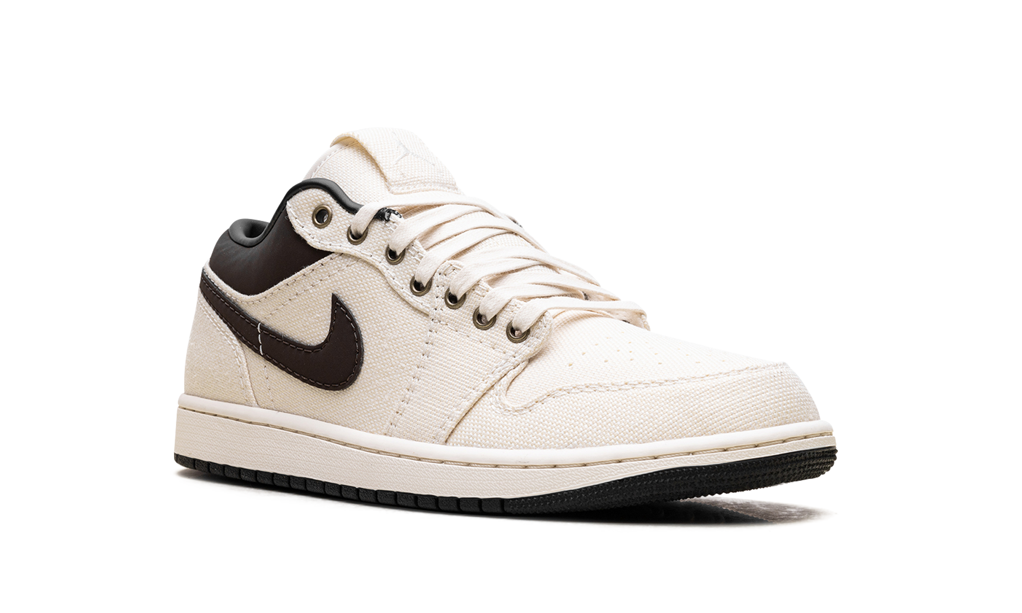 Jordan 1 Low Premium Pale Ivory Off Noir Baroque Brown 2