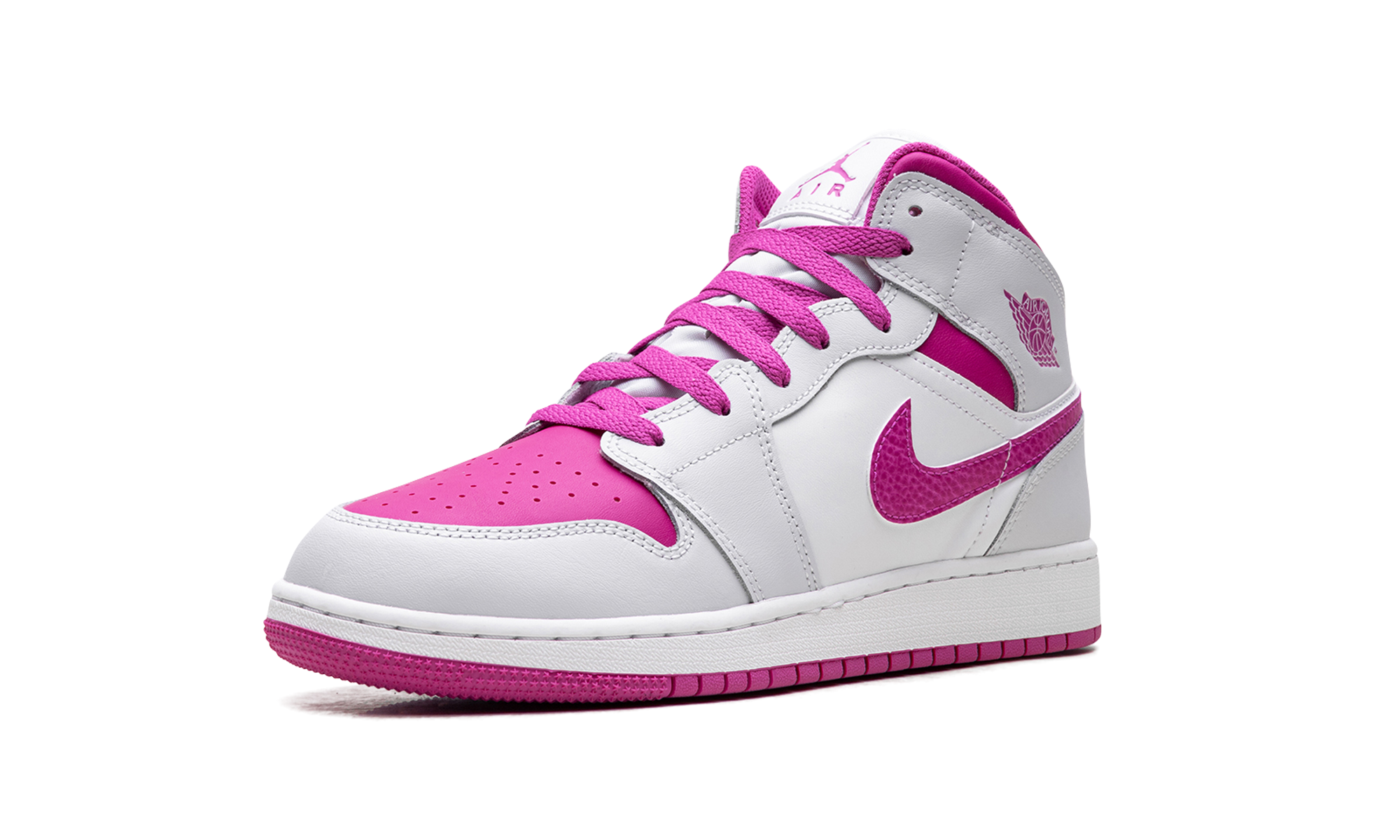 Jordan 1 Mid Fire Pink (GS) 5