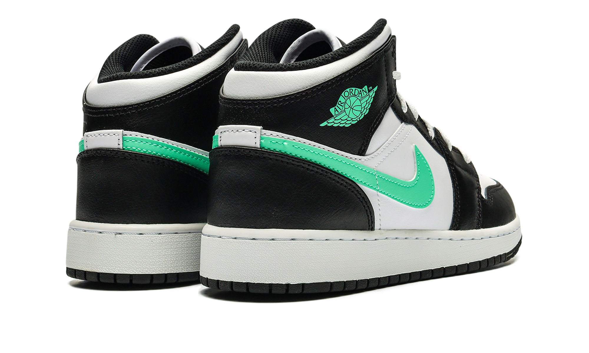 Jordan 1 Mid Green Glow (GS) 4