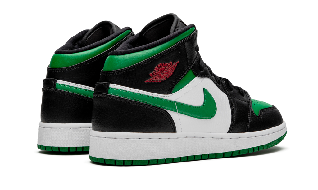 Jordan 1 Mid Green Toe (GS) 4