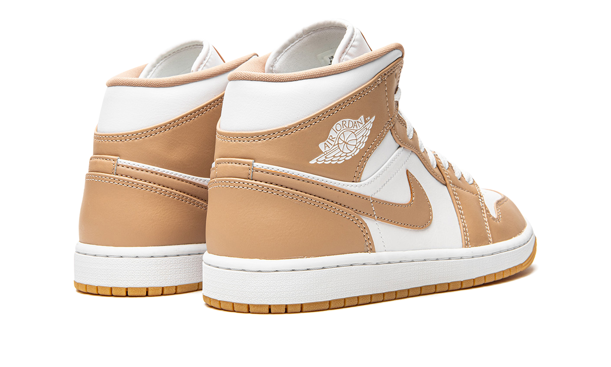 Jordan 1 Mid Tan Gum 4