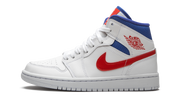 Jordan 1 Mid White Red Royal (W) 2