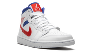 Jordan 1 Mid White Red Royal (W) 8