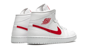 Jordan 1 Mid White University Red (W) 4