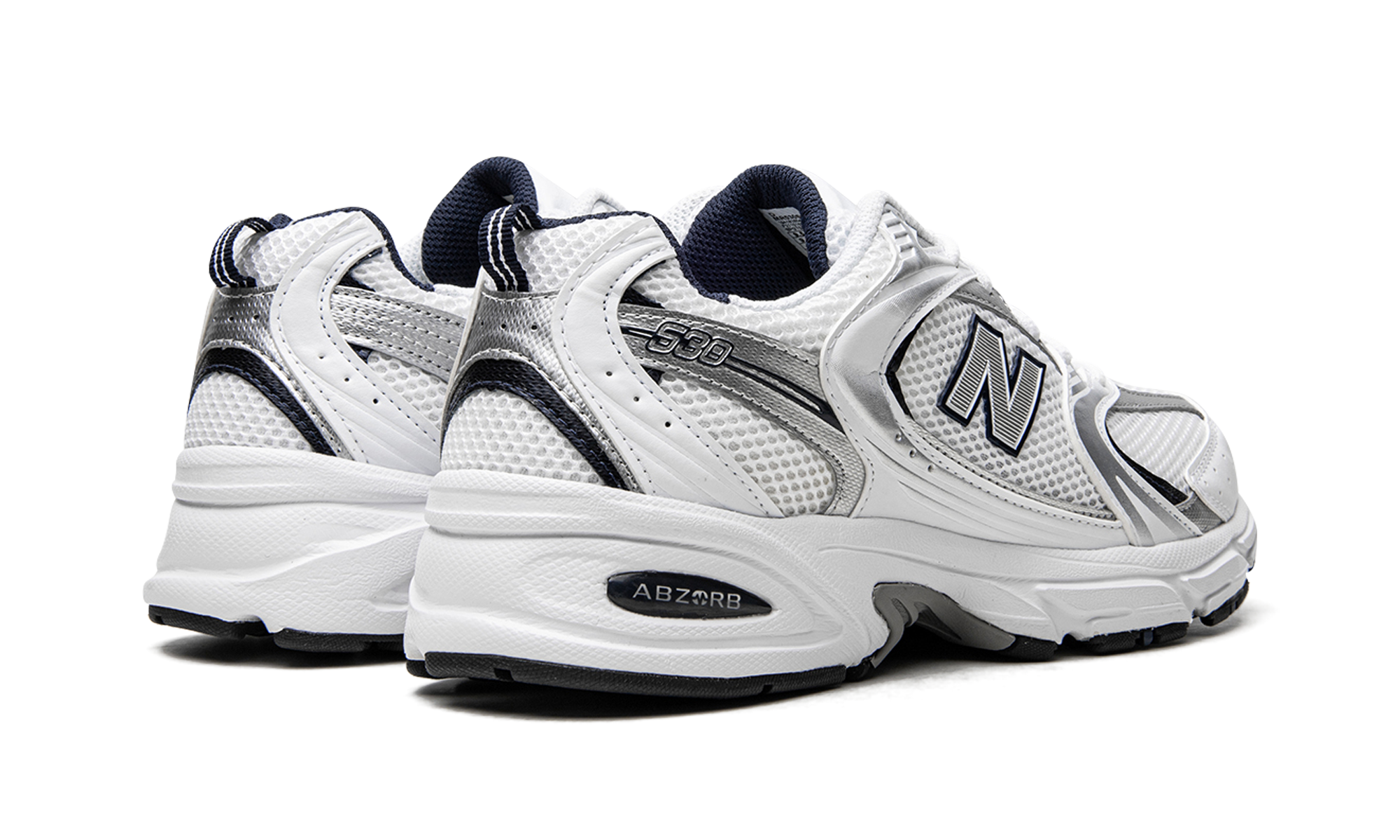 New Balance 530 White Gray Navy 8