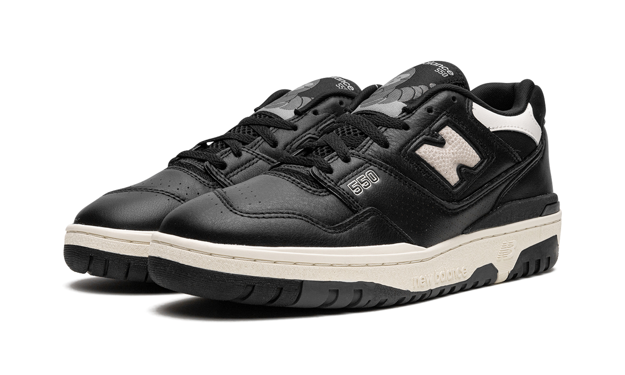 New Balance 550 Black Cream White 3