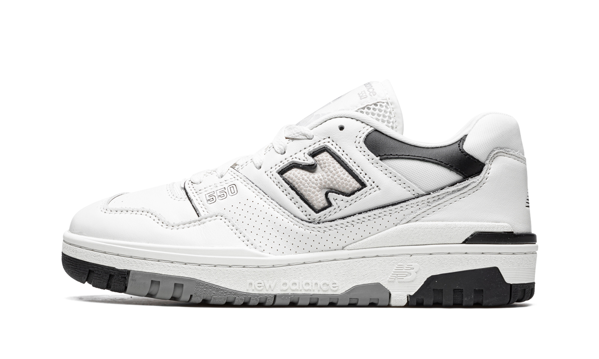 New Balance 550 Cream Black 1