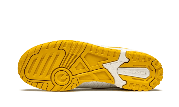 New Balance 550 Sea Salt Varsity Gold 4