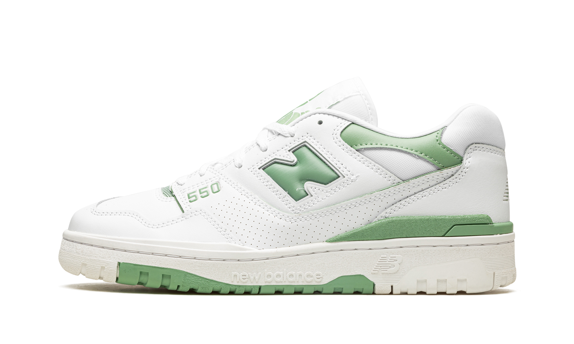 New Balance 550 White Mint Green