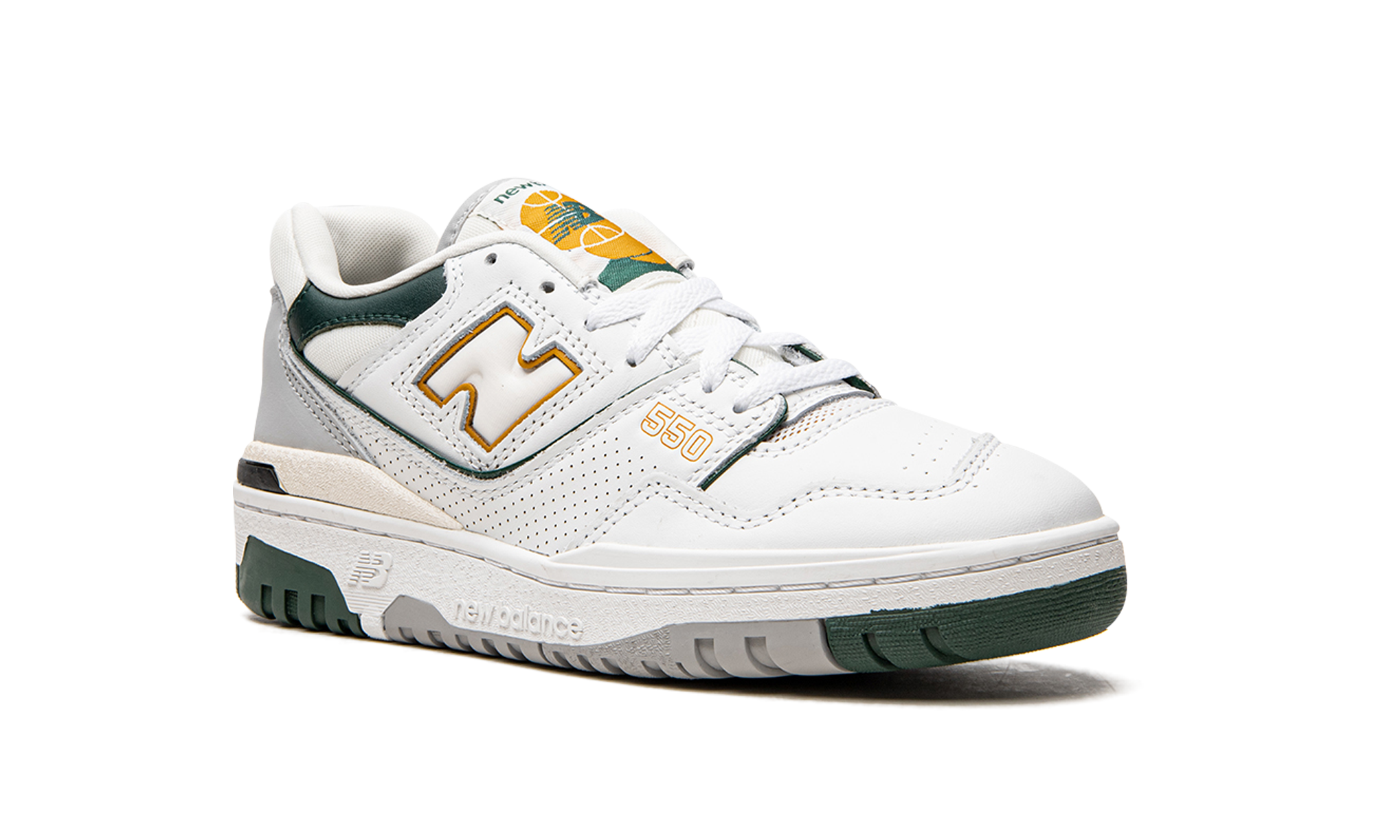 New Balance 550 White Nightwatch Green 2