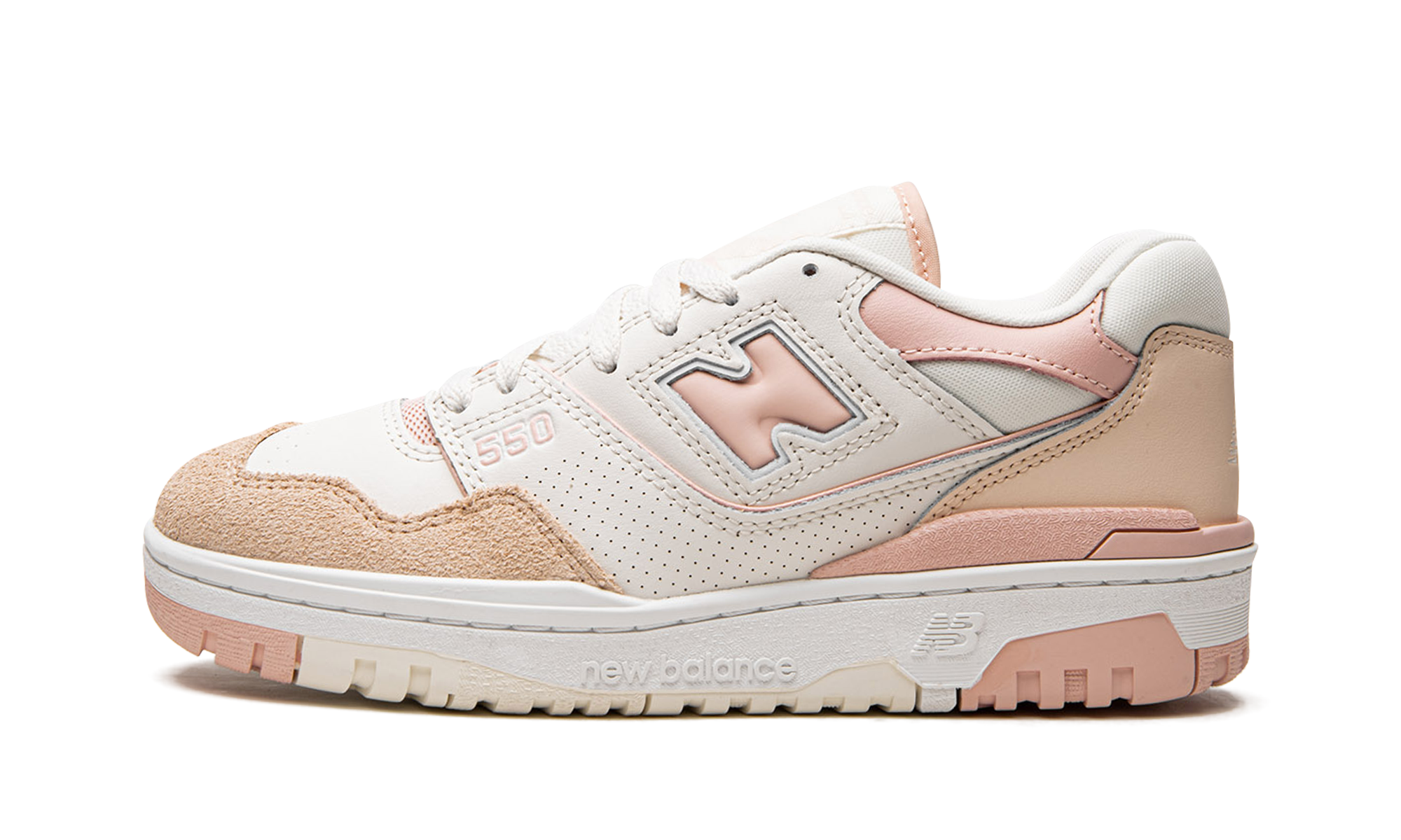 New Balance 550 White Pink Pastel 1