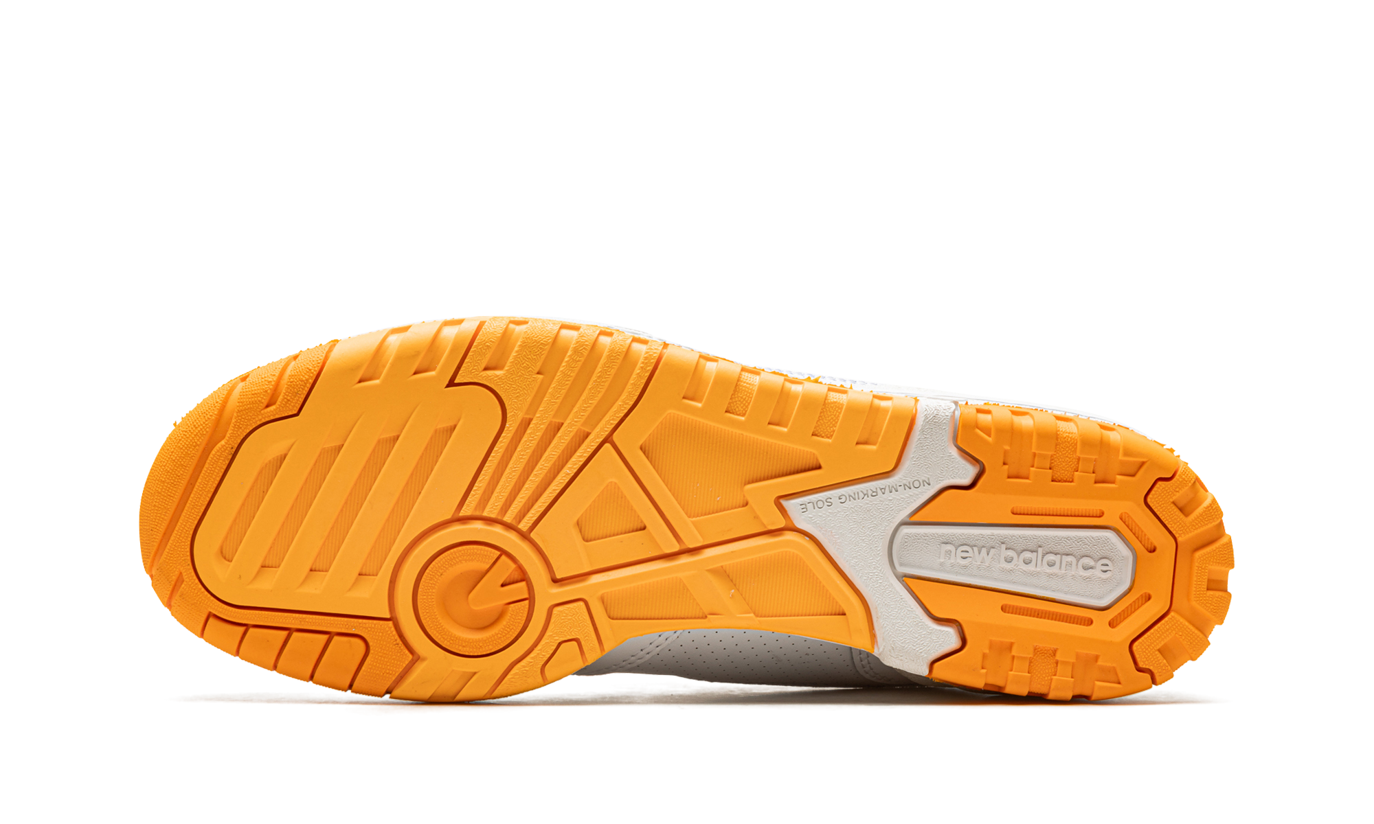 New Balance 550 White Vibrant Orange 6