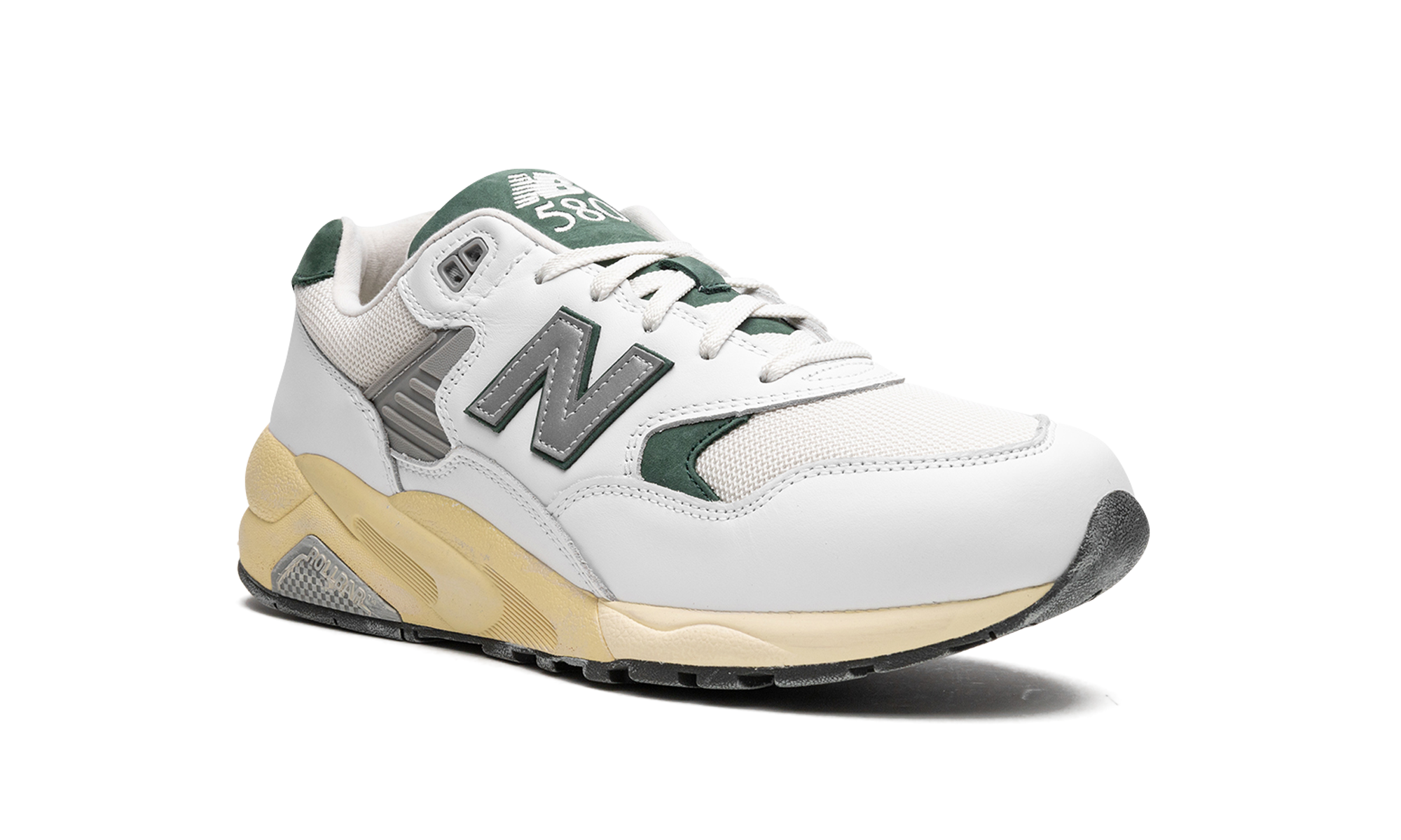 New Balance 580 White Nightwatch Green 2