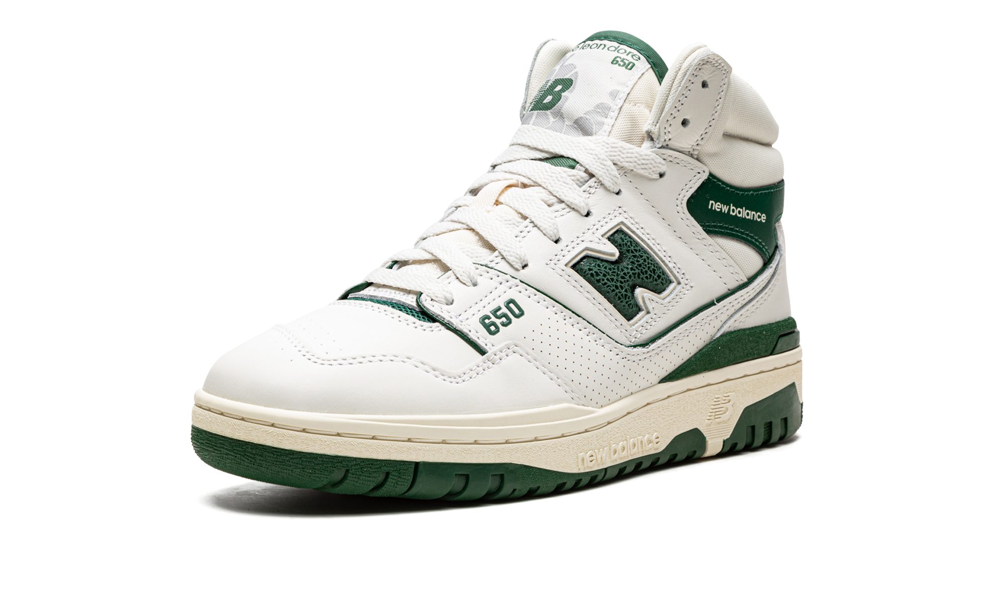 New Balance 650r Aimé Leon Dore White Green 4
