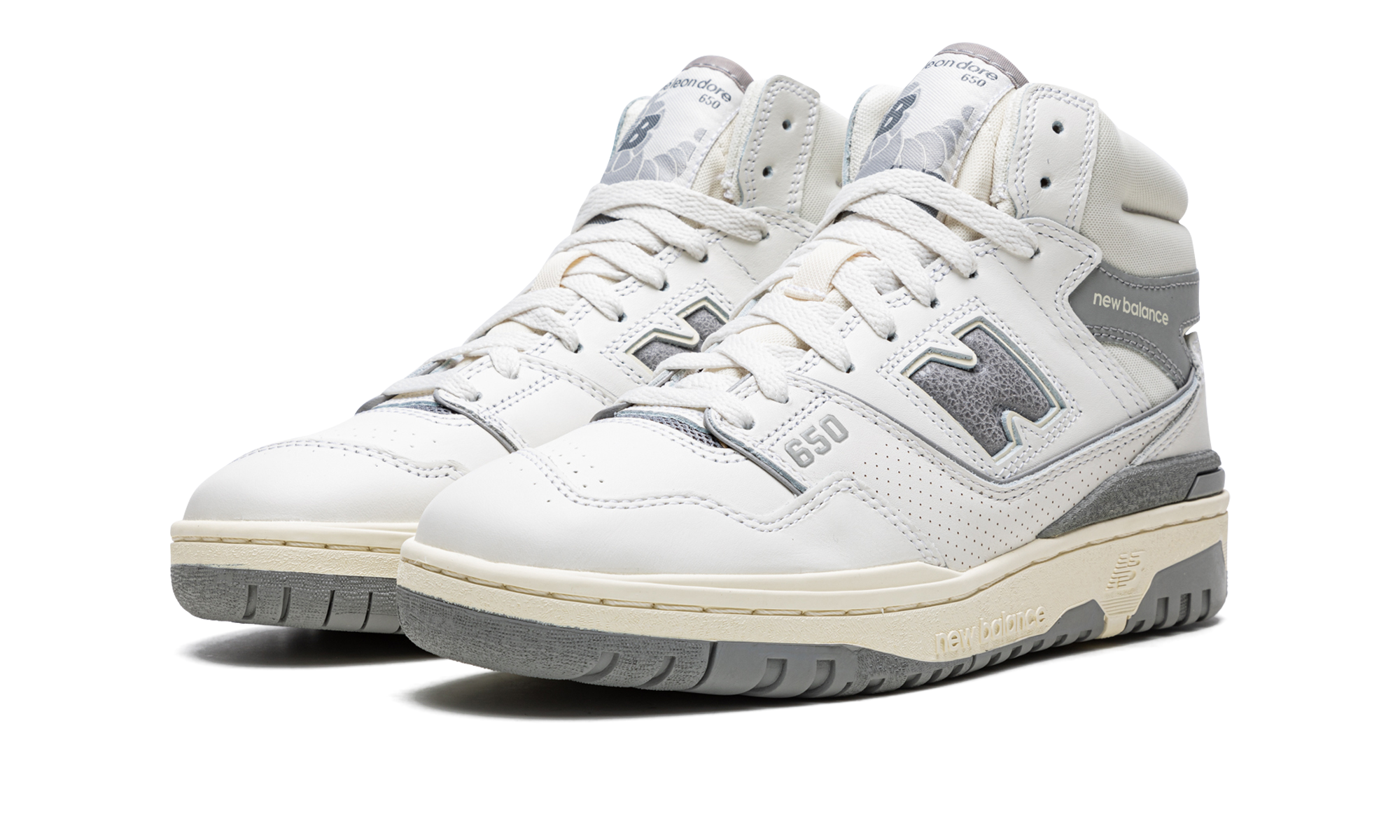New Balance 650R Aime Leon Dore White Grey 2