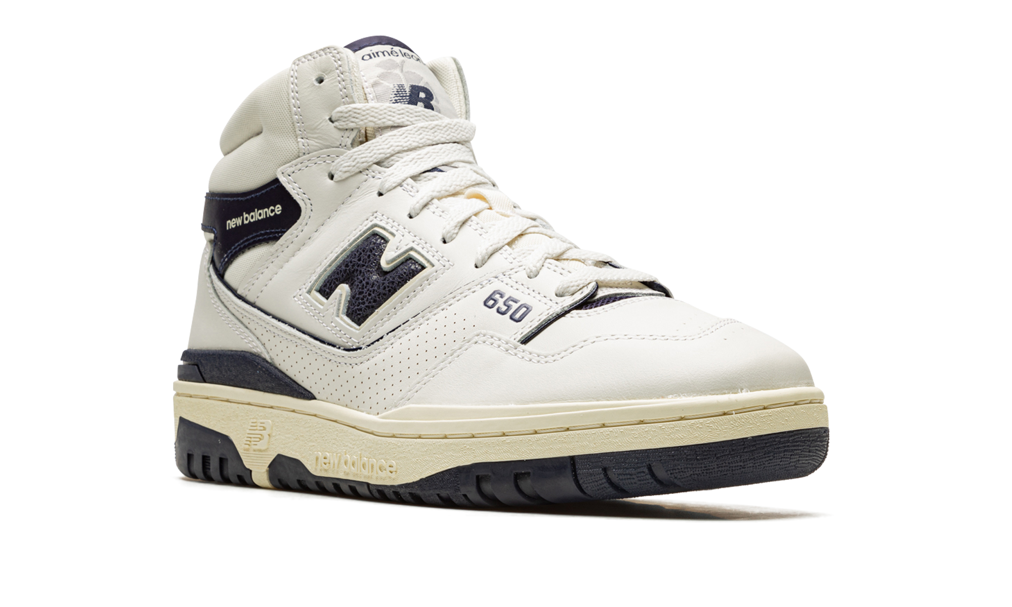 New Balance 650R Aime Leon Dore White Navy 7