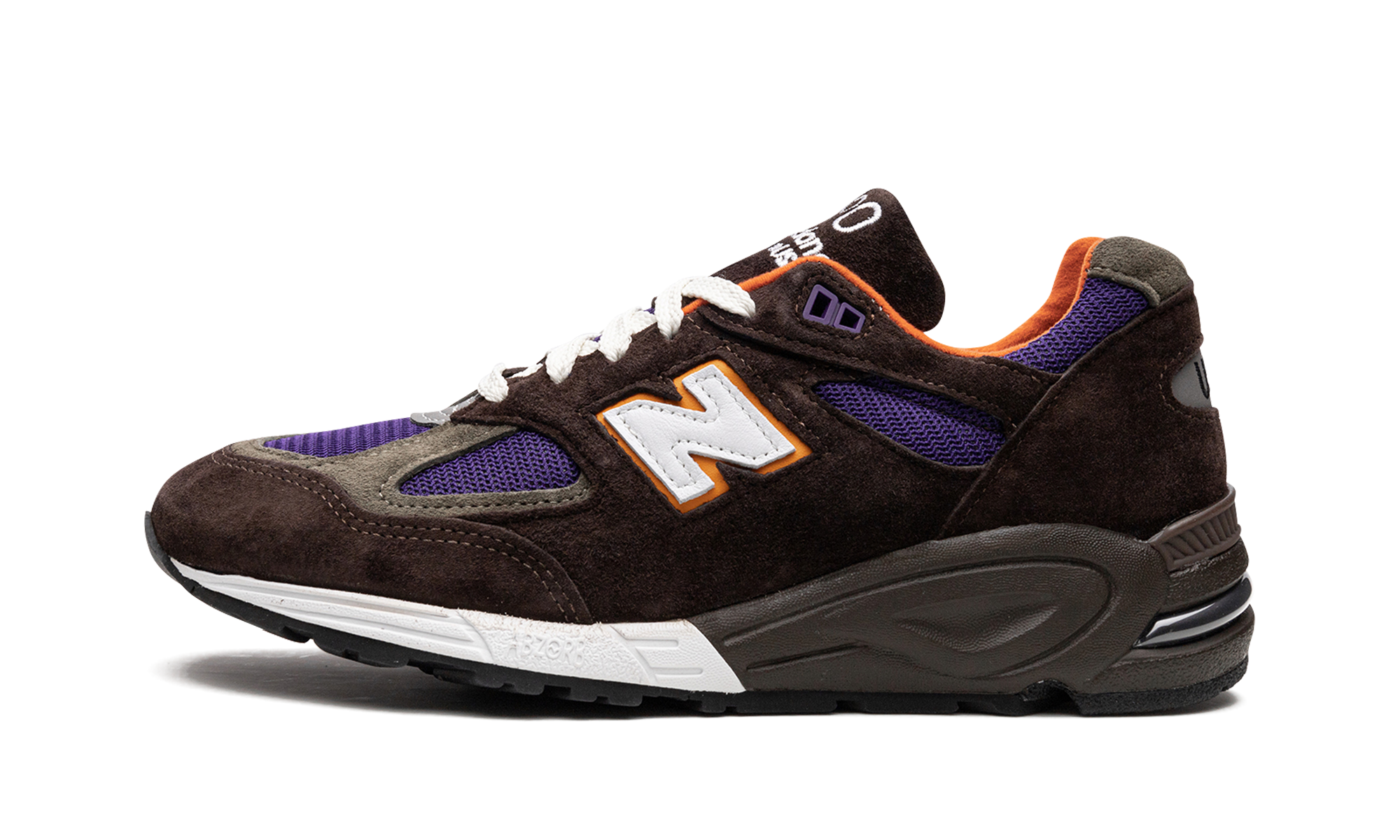 New Balance 990 V2 Made In Usa Brown Purple 1