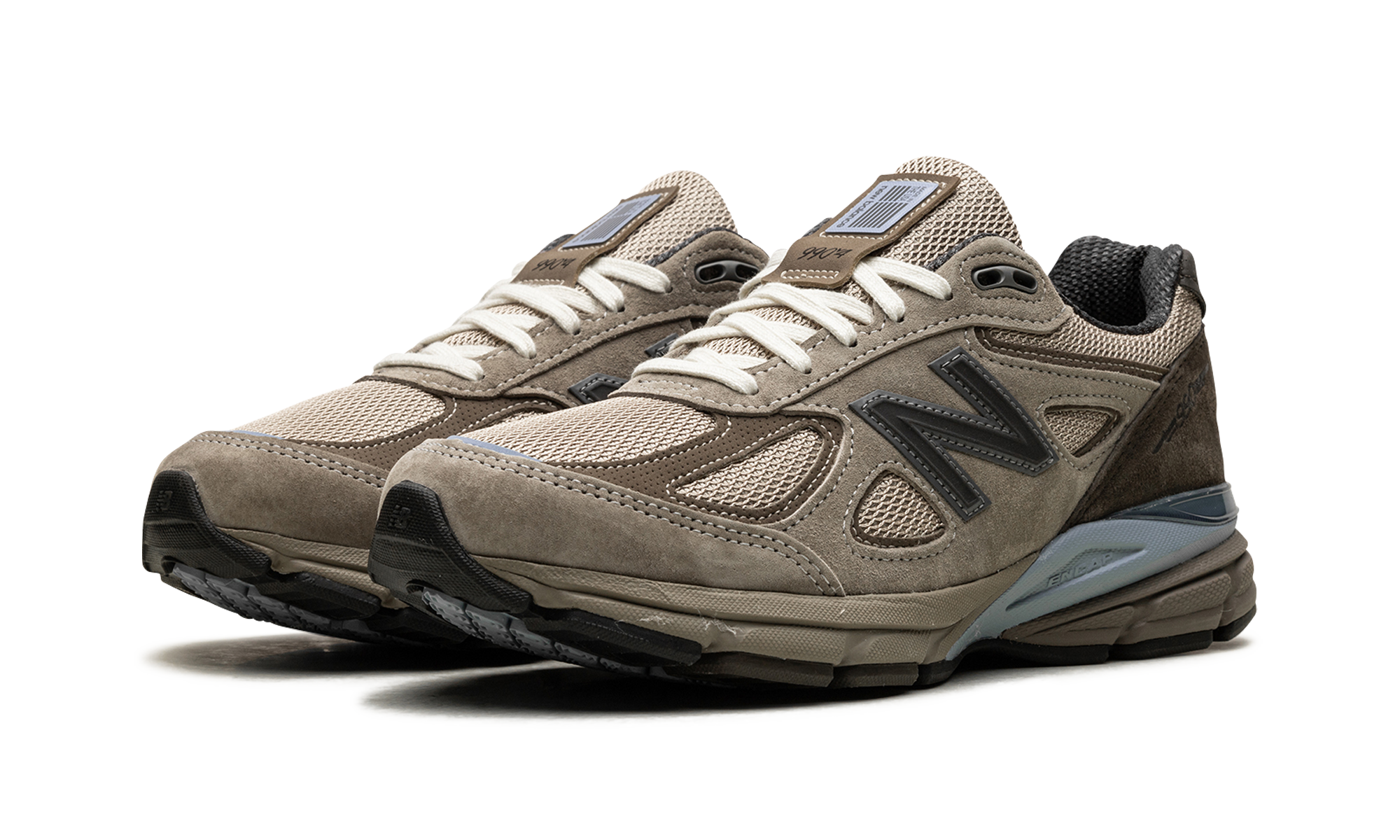 New Balance 990v4 MiUSA Auralee Grey 3