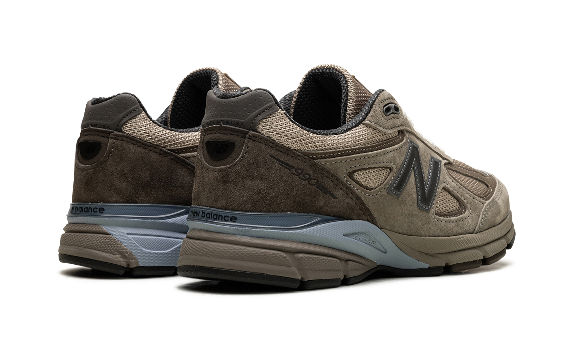 New Balance 990v4 MiUSA Auralee Grey 4
