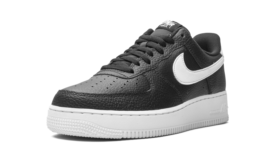 Nike Air Force 1 Low 07 Black White Pebbled Leather 5