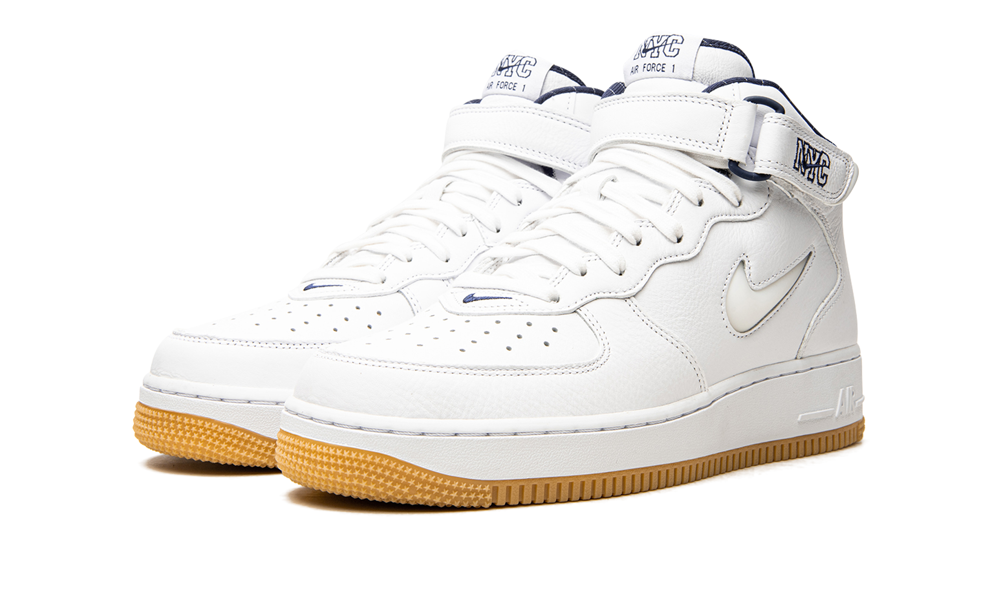 Nike Air Force 1 Mid QS Jewel NYC White Midnight Navy 3