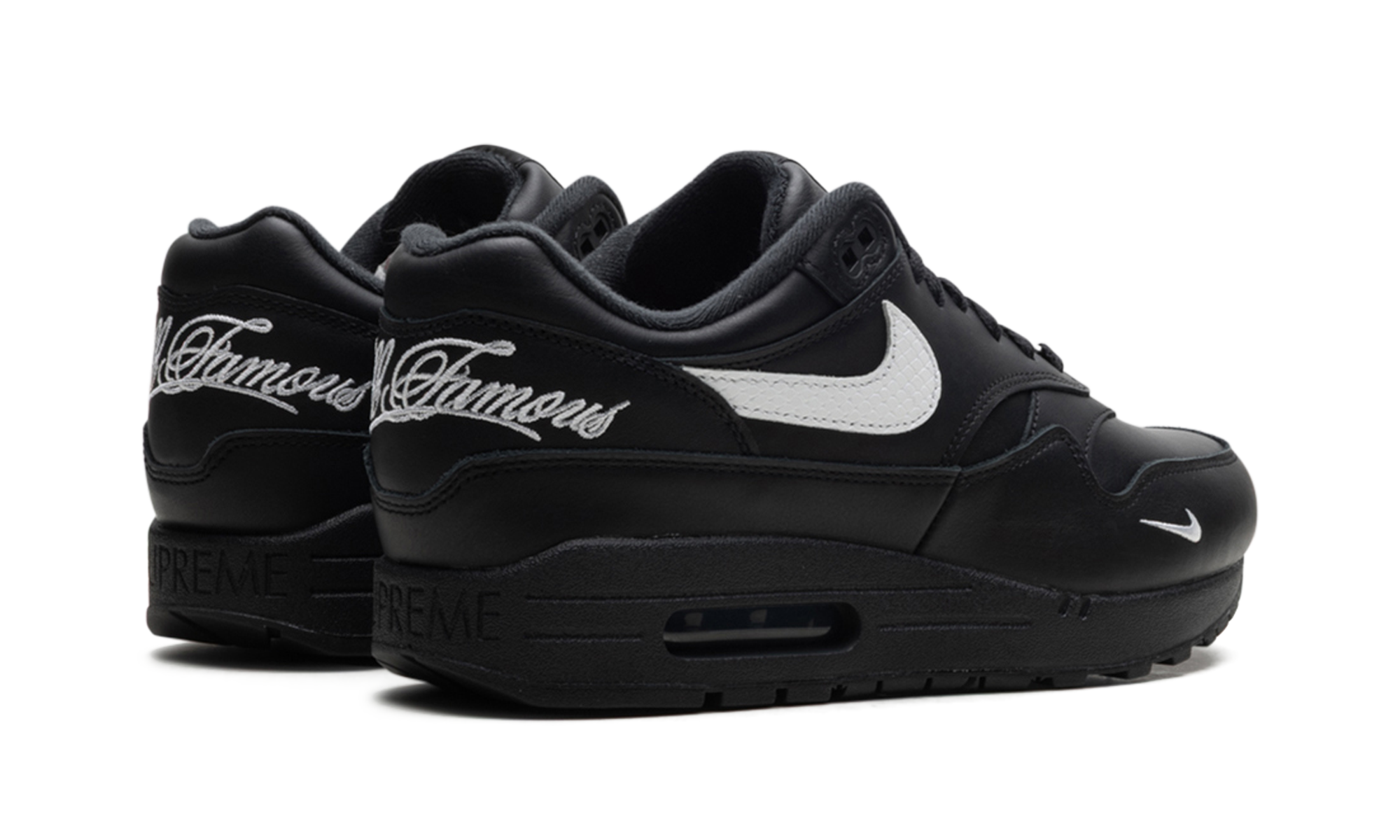 Nike Air Max 1 '87 SP Supreme Black White 4