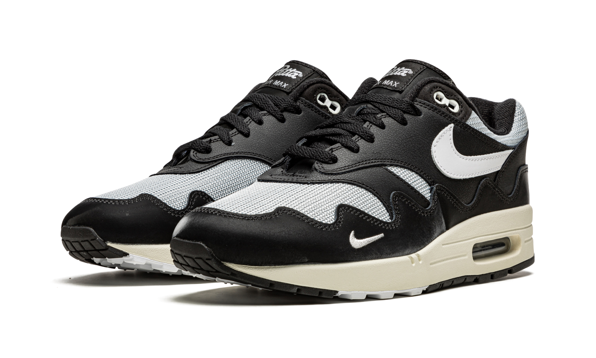 Nike Air Max 1 Patta Black Grey (Special Box + Bracelet) 2